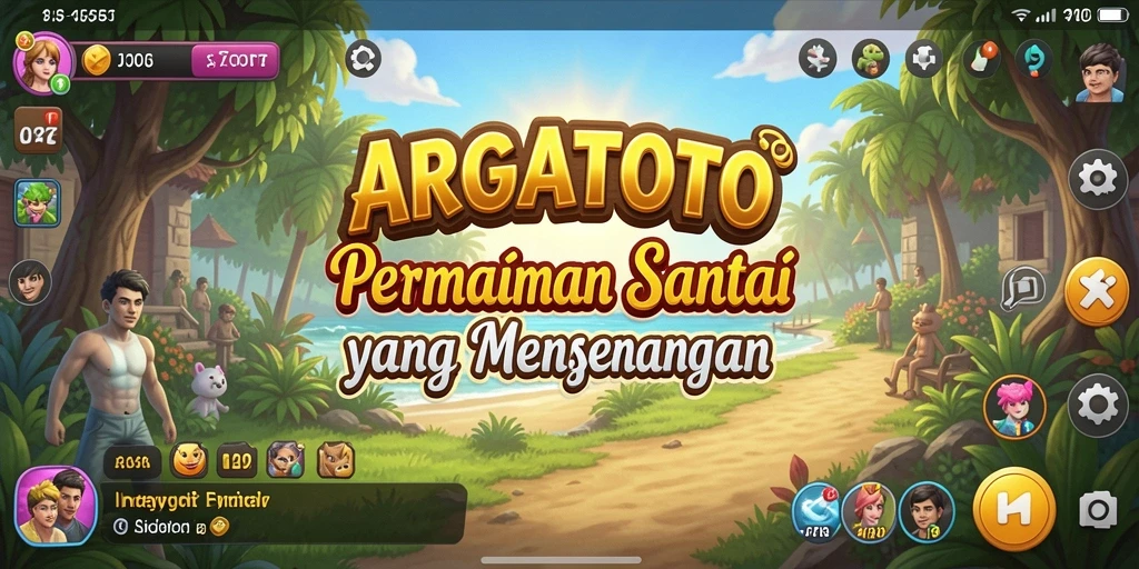 Tampilan gameplay ARGATOTO yang mengasyikkan dan penuh warna.