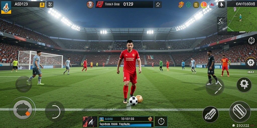 Tampilan gameplay <strong>ASD123</strong> yang seru dan menegangkan dalam pertandingan sepak bola.