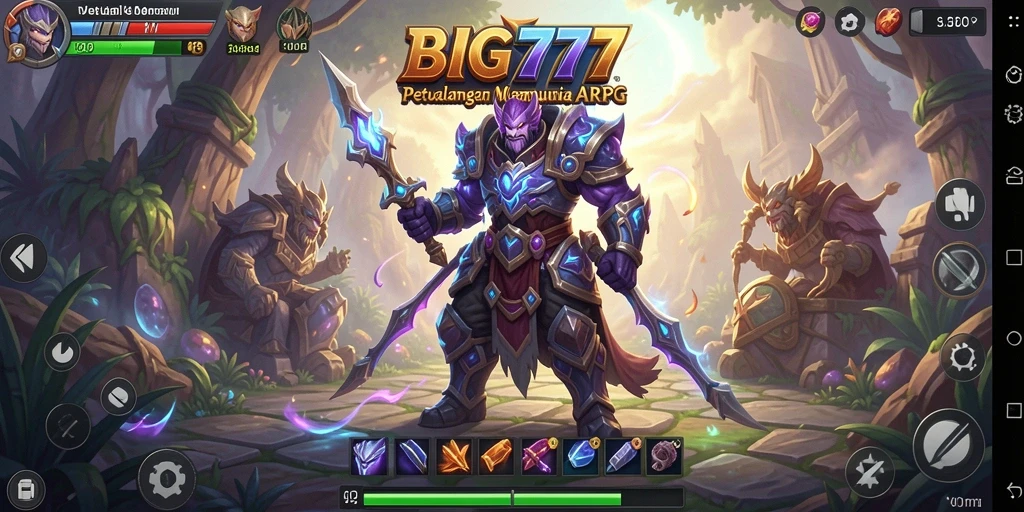 Tangkapan layar aksi seru dalam permainan ARPG BIG777.