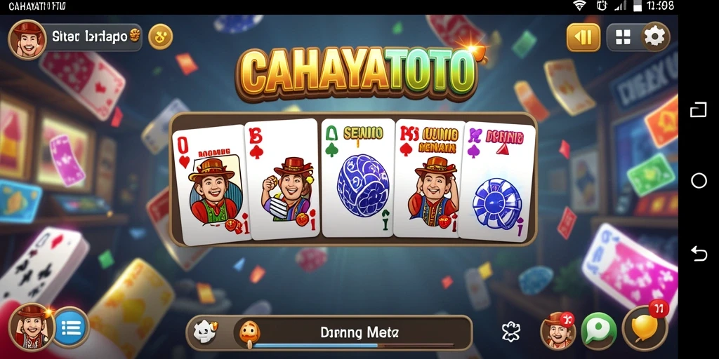 Gameplay seru dalam CAHAYATOTO dengan teman-teman.
