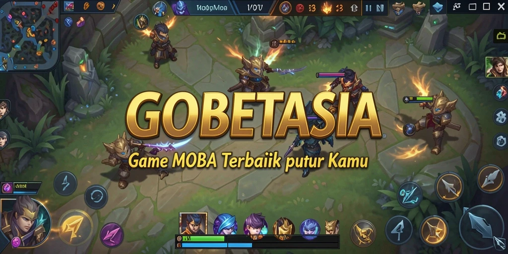 Tampilan layar permainan GOBETASIA yang mengesankan.