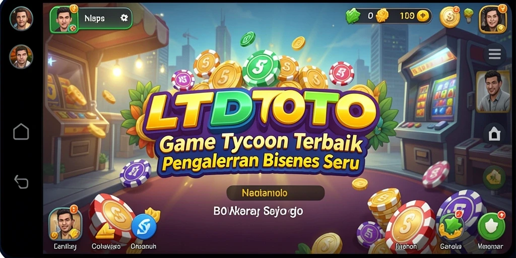 Tampilan gameplay LTDTOTO yang menarik dan seru saat membangun bisnis.