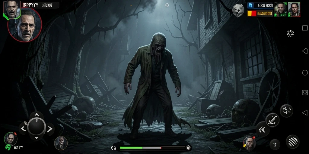 Screenshot menampilkan ketegangan gameplay dalam suasana Horror.