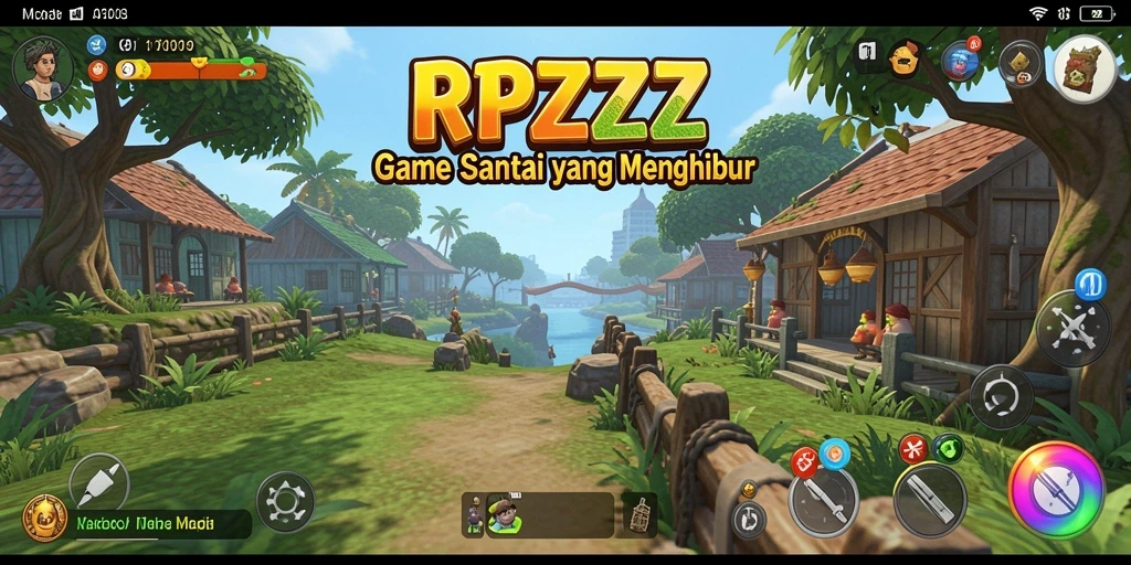 Tangkapan layar gameplay RPZZZ yang seru dan penuh warna.