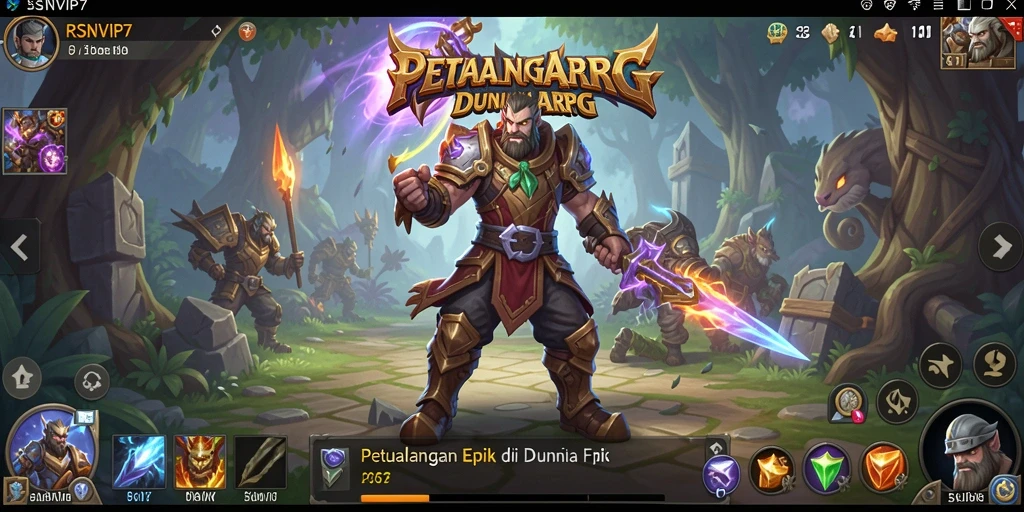Tampilan gameplay ARPG seru di RSNVIP7 dengan aksi menegangkan.