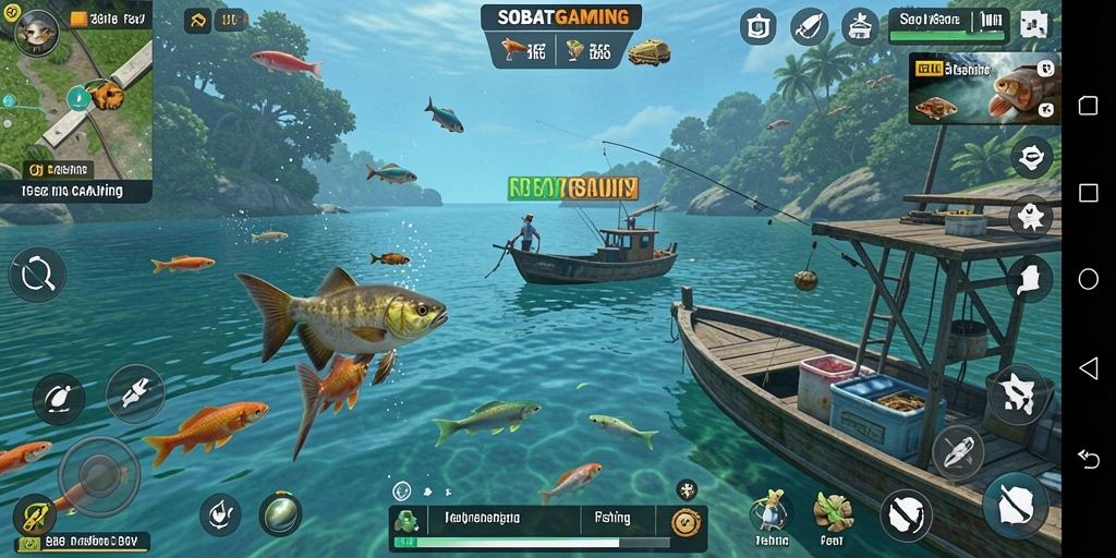 Tangkapan ikan menakjubkan dalam gameplay SOBATGAMING.