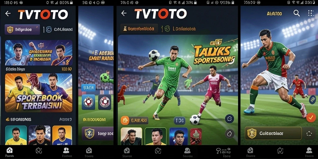 Tampilan menarik dari gameplay Sportsbook TVTOTO.