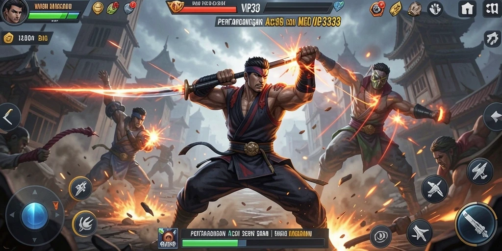 Tampilan seru dari gameplay aksi di VIP333.