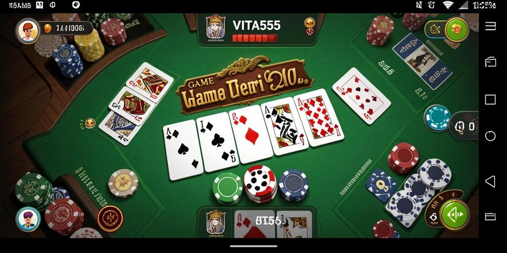 Tampilan gameplay seru dan mendebarkan VITA555.